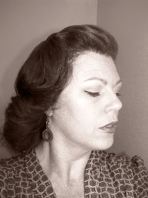 Retro Gran's attempt at Lauren Bacall hair