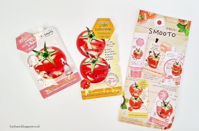 Smooto Tomato Collagen White Serum dan Smooto Tomato Collagen White & Smooth Mask