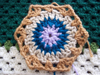 Hexagon Crochet Motif