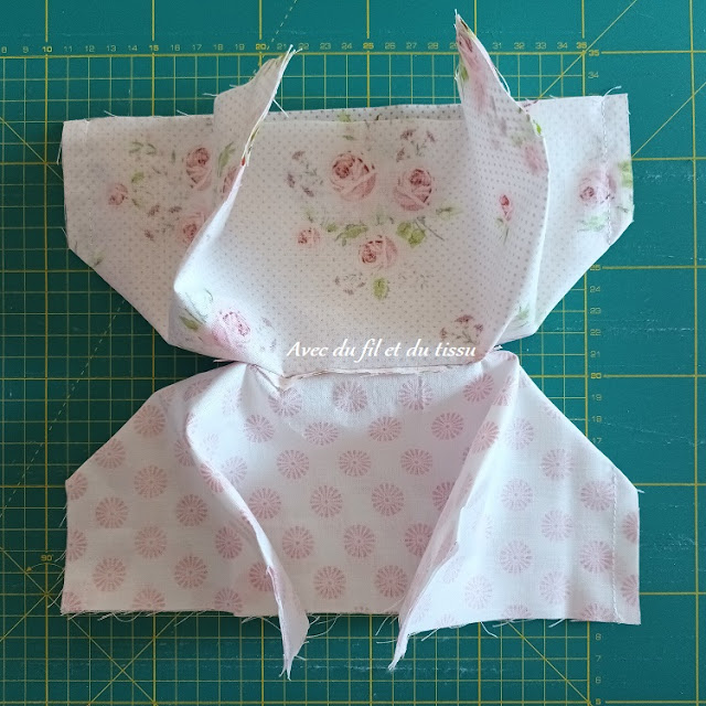 tuto housse en tissu pour boite à mouchoirs étape 6