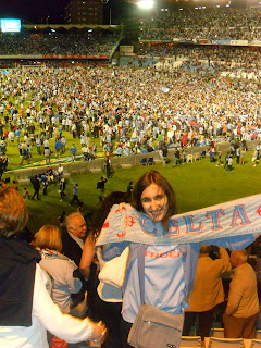 Celebración de la permanencia del Celta 2013