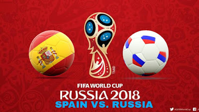 Live Streaming Spain vs Russia Piala Dunia 1.7.2018