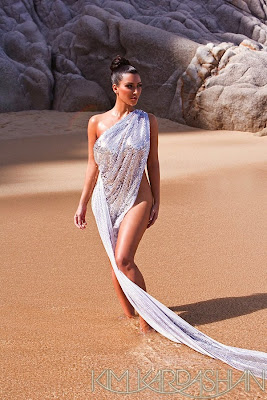Kim Kardashian Venus Water Goddess Photoshoot