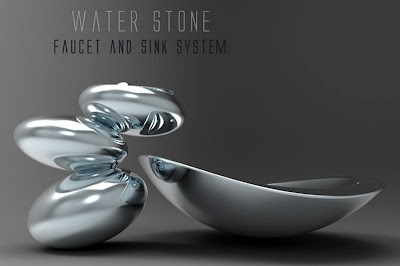 This Water Stone Faucet Designed By Omer Sagiv