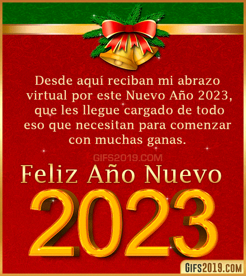 gif de feliz año nuevo 2023