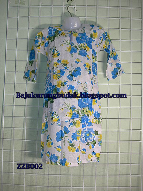 ZZB002 Baju kurung budak  Baju Kurung Budak 