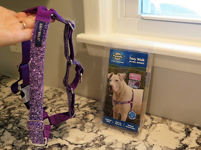 My dog's Beautiful Easy Walk No-Pull dog harness in designs by Pet Safe