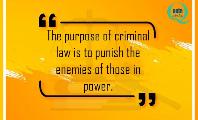 Quotes about Criminal Law