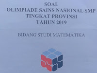 Soal OSN Matematika SMP Tahun 2019 Tingat Provinsi