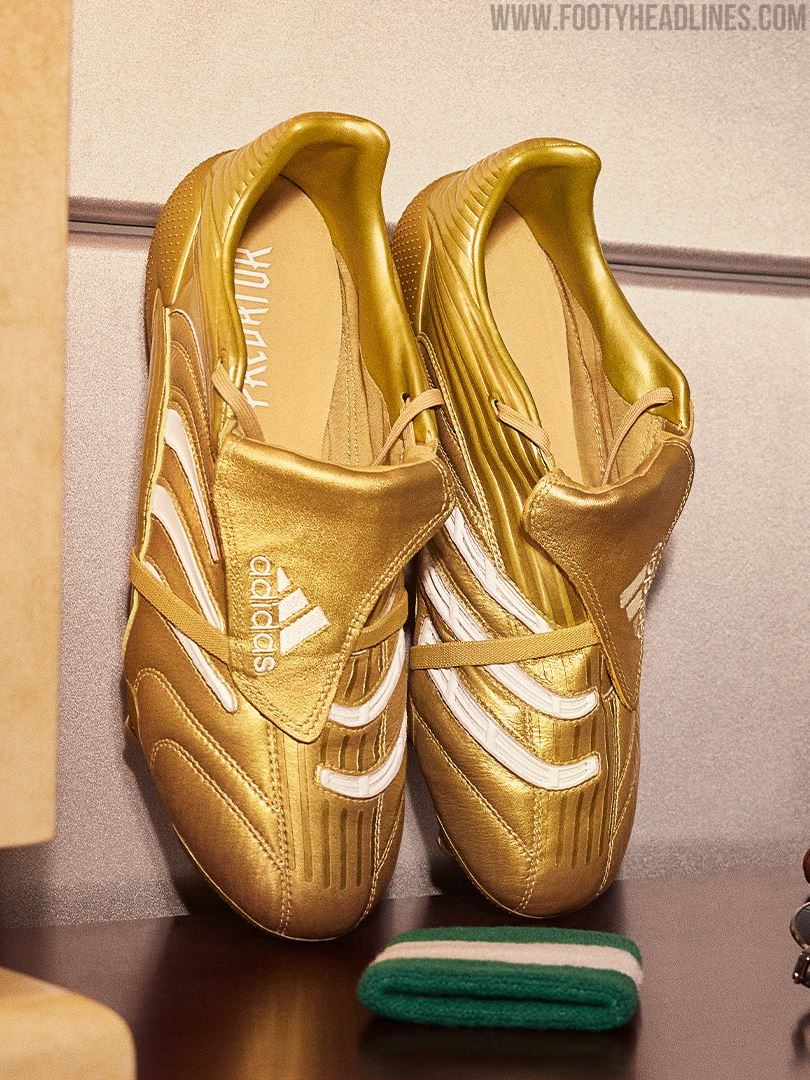 Gold Adidas Predator Absolute 'Zidane' Remake Boots Released - Footy Headlines