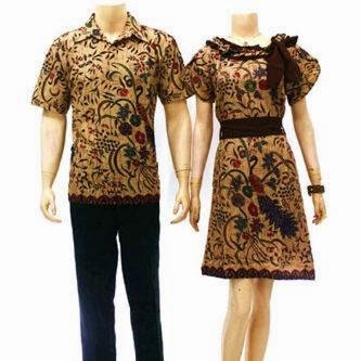 Baju Batik  Model Terbaru  Pasangan Pria Dan Wanita  Busana 