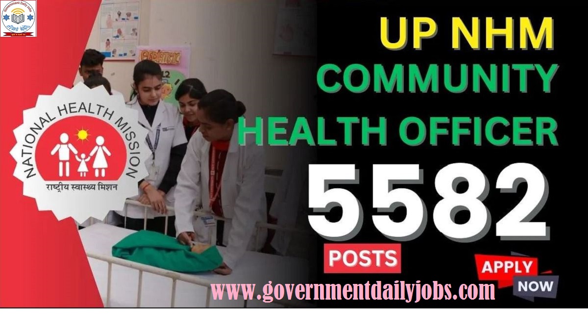 UP NHM CHO VACANCY 2024 OUT FOR 5582 POSTS
