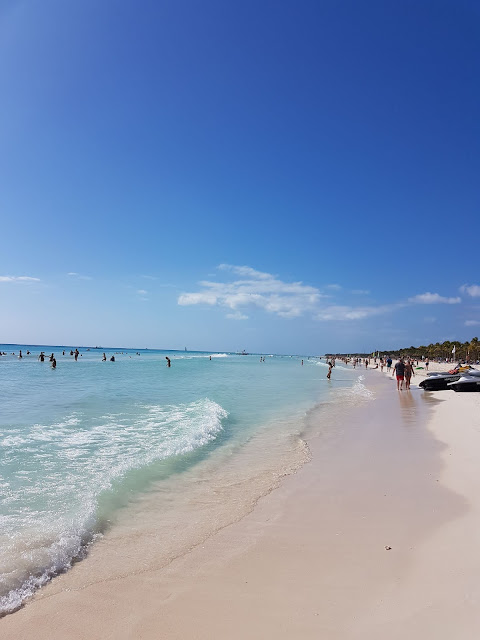 Riviera maya beach mexico