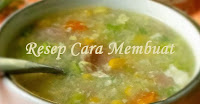 resep corn soup