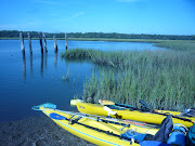 Kayaks ready to launch