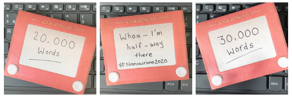 Nanowrimo 2020 milestones