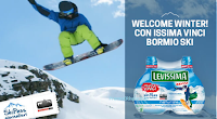 Logo Con Levissima vinci 150 Skipass per gli impianti di Bormio