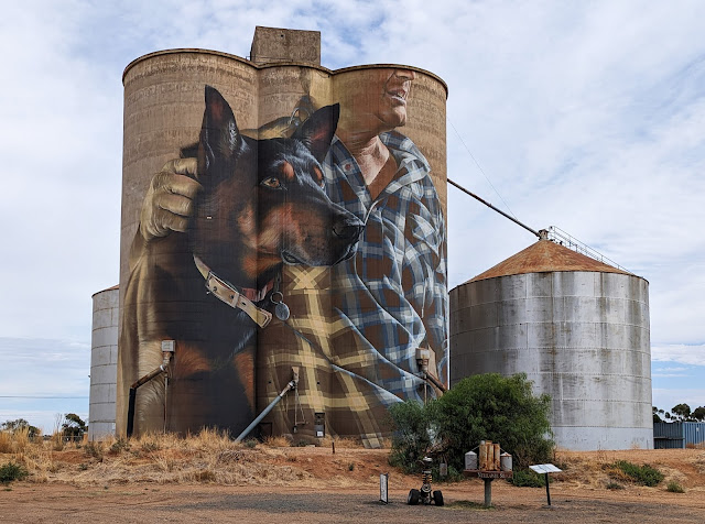 Nullawil Silo Art by Smug One