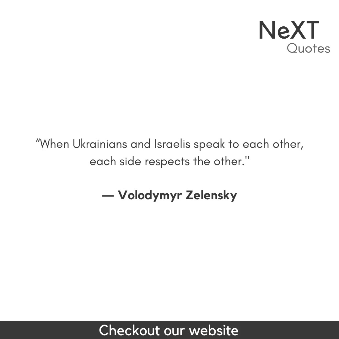 Volodymyr Zelensky Quotes