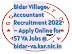 Bidar Village Accountant Recruitment 2022 – Apply Online for 57 VA Jobs @ bidar-va.kar.nic.in