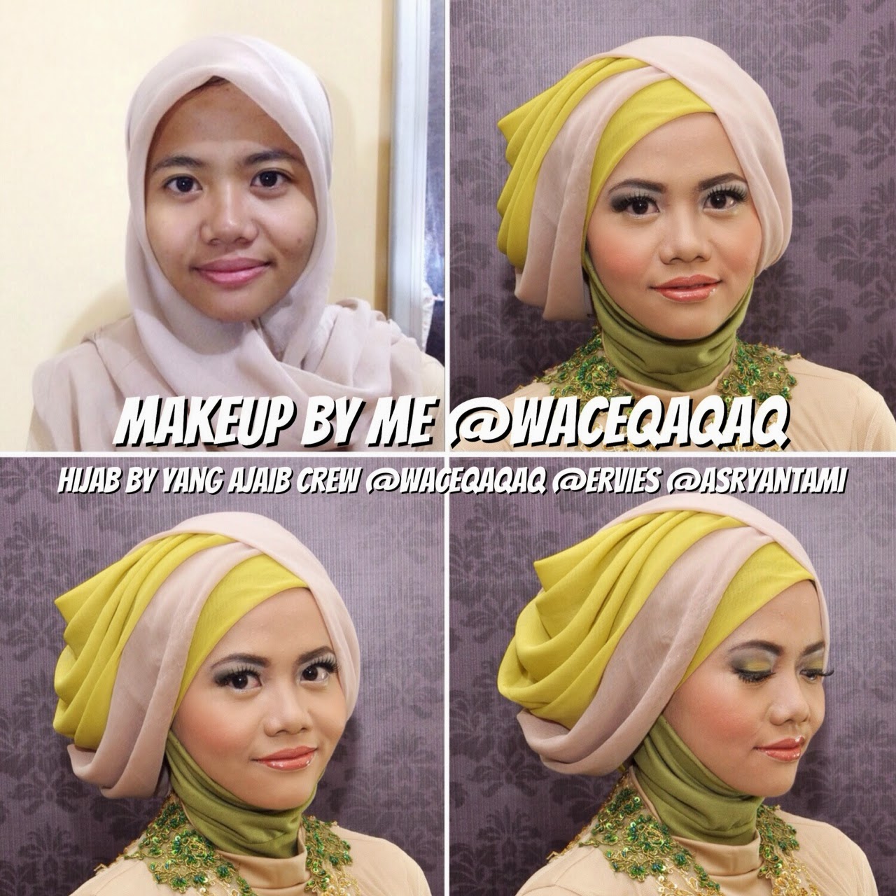 Gambar Tutorial Hijab Cinderella Tutorial Hijab