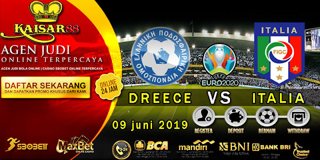 Prediksi Bola Terpercaya Liga Kualifikasi UEFA Greece vs Italy 09 Juni 2019