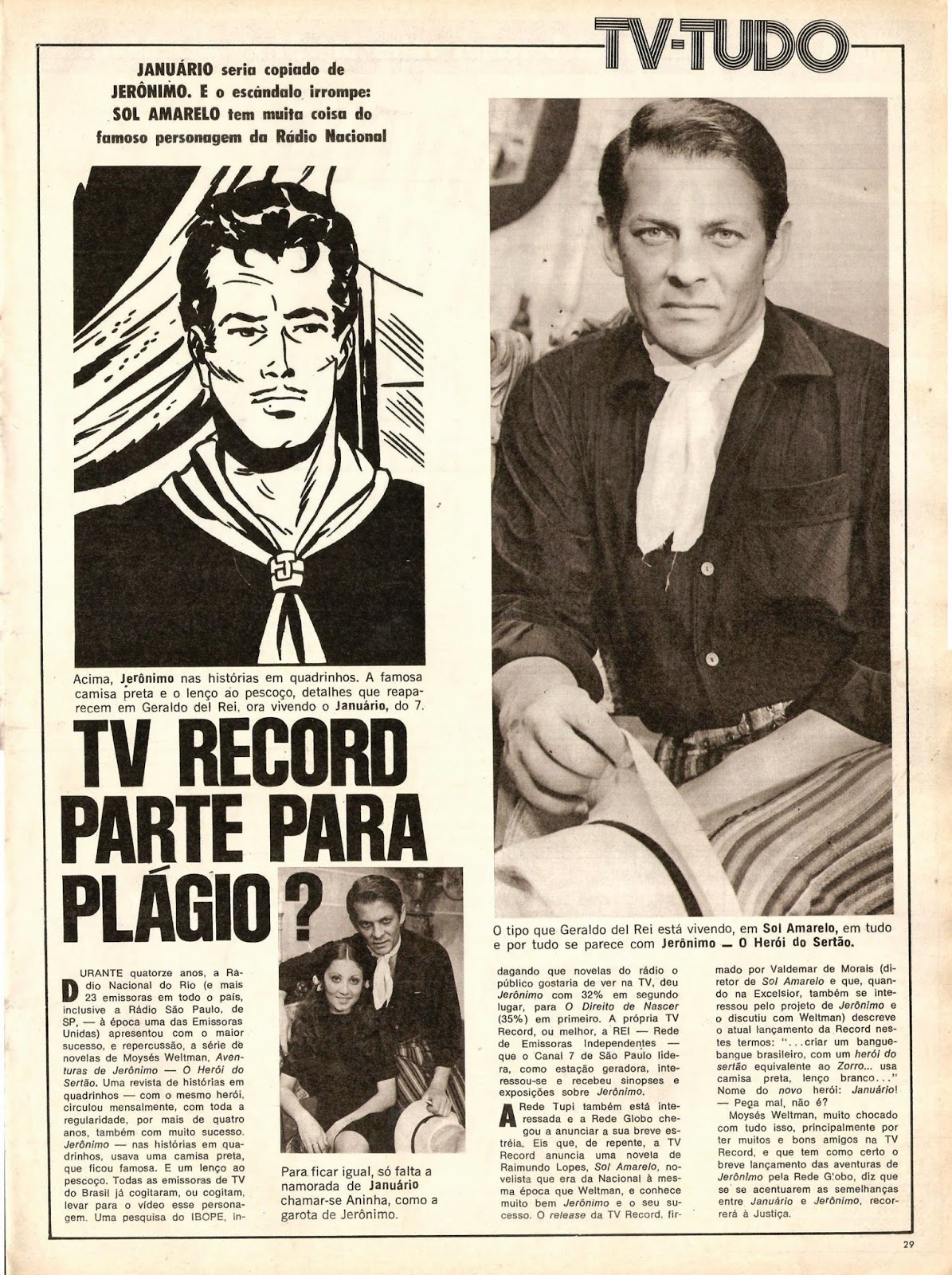 Resultado de imagem para anuncios em jornais e revistas da tv record dos anos 60