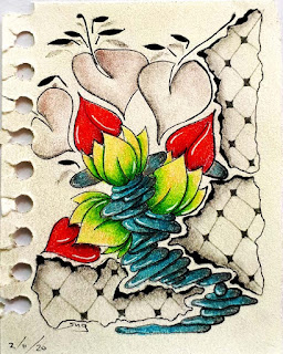 Pattern collections' Daily Pattern Focus Feb 10 ValFlower with Florz