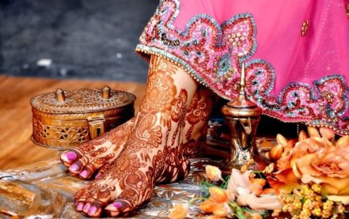 Rajasthani Mehandi Designs for feet