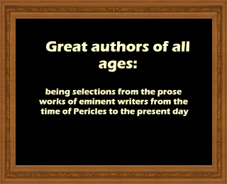 Great authors of all ages: