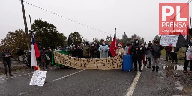 Manifestación Ruta V-815