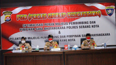 Bumikan Saka Bhayangkara, Polres Serang Kota Gelar FGD