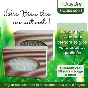 100 Savons Soin anti-transpirant DayDry