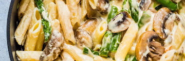 Mushroom Asparagus Pasta