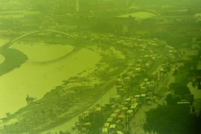 Imagem aérea de São Paulo marginal do tiete