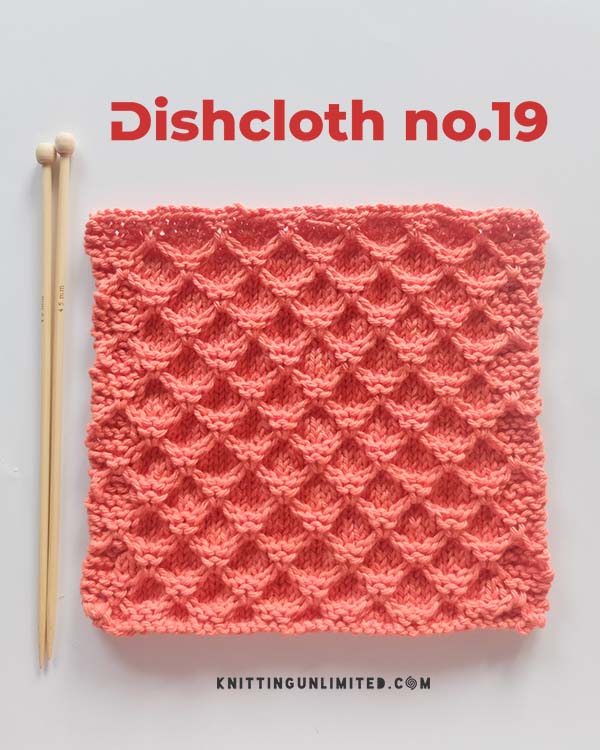 Dishcloth 19: Honeycomb