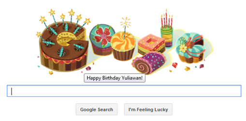 Ucapan Happy Birthday dari Google  FATAMORGANA