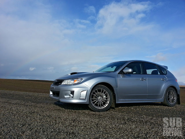 WRX with newly installed Rally Armor mud flaps