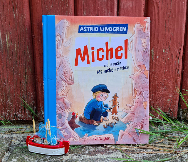 Das Bücherboot: Bücher für Euren Schweden-Urlaub. Teil 2: Schwedische Kinderbücher. Ein besonderes Michel-Buch in einer großformatigen und schön illustrierten Neuausgabe, das in der Region Småland spielt, in die wir auf unserer Reise kennengelernt haben.