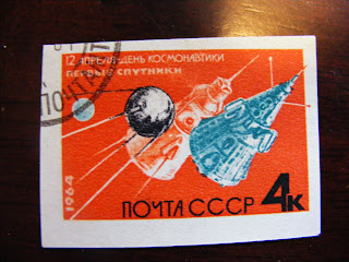 soviet stamps space program sputnik cosmonauts