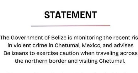 Gobierno de Belice alerta a sus ciudadanos de la violencia en Chetumal