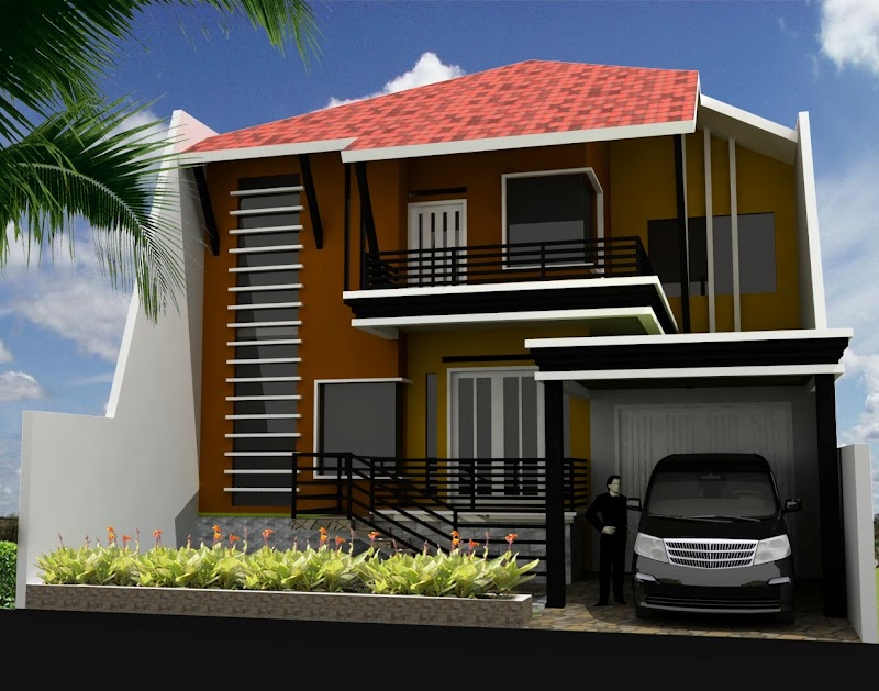 Populer Rumah Minimalis 2 Tingkat, Motif Cemerlang!