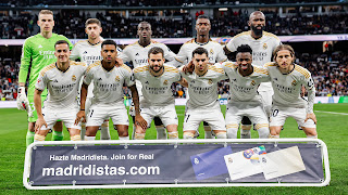 📸REAL MADRID C. F. 📆10 marzo 2024 ⬆️Andriy Lunin, Fede Valverde, Ferland Mendy, Eduardo Camavinga, Antonio Rüdiger. ⬇️Lucas Vázquez, Rodrygo, Nacho, Brahim, Vinícius, Luka Modrić. REAL MADRID C. F. 4 🆚 REAL CLUB CELTA DE VIGO 0 Domingo 10/03/2024, 18:30 horas. Campeonato de Liga de 1ª División, jornada 28. Madrid, estadio Santiago Bernabéu: 73.644 espectadores. GOLES: ⚽1-0: 21’, Vinícius Júnior. ⚽2-0: 79’, Vicente Guaita, en propia puerta. ⚽3-0: 88’, Carlos Domínguez, en propia puerta. ⚽4-0: 90+4’, Arda Güler.