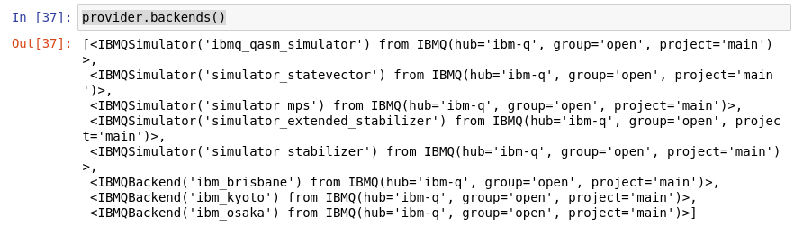 available ibm quantum systems