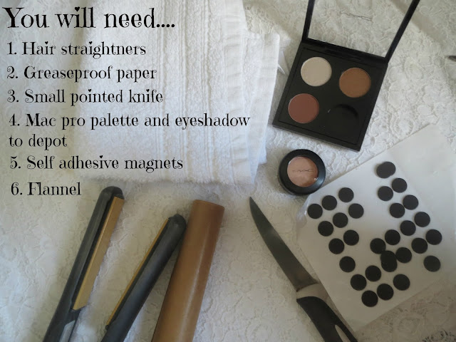 How to depot your Mac eyeshadows