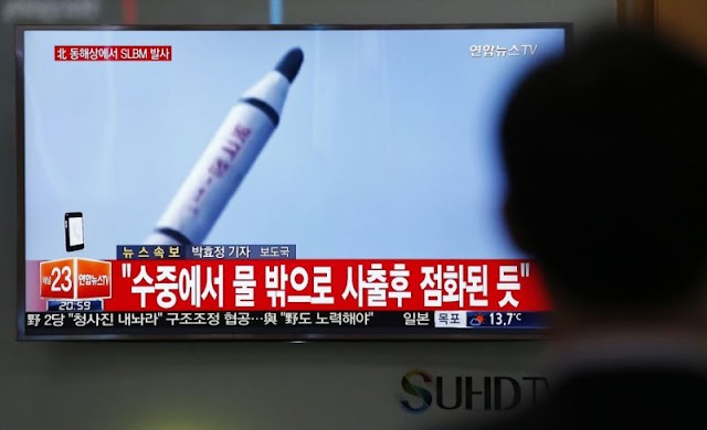 North Korea Fires Submarine-Launched Missile