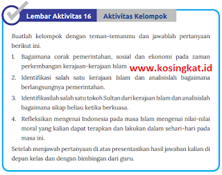 Kunci Jawaban IPS Kelas 7 Halaman 167 www.kosingkat.id
