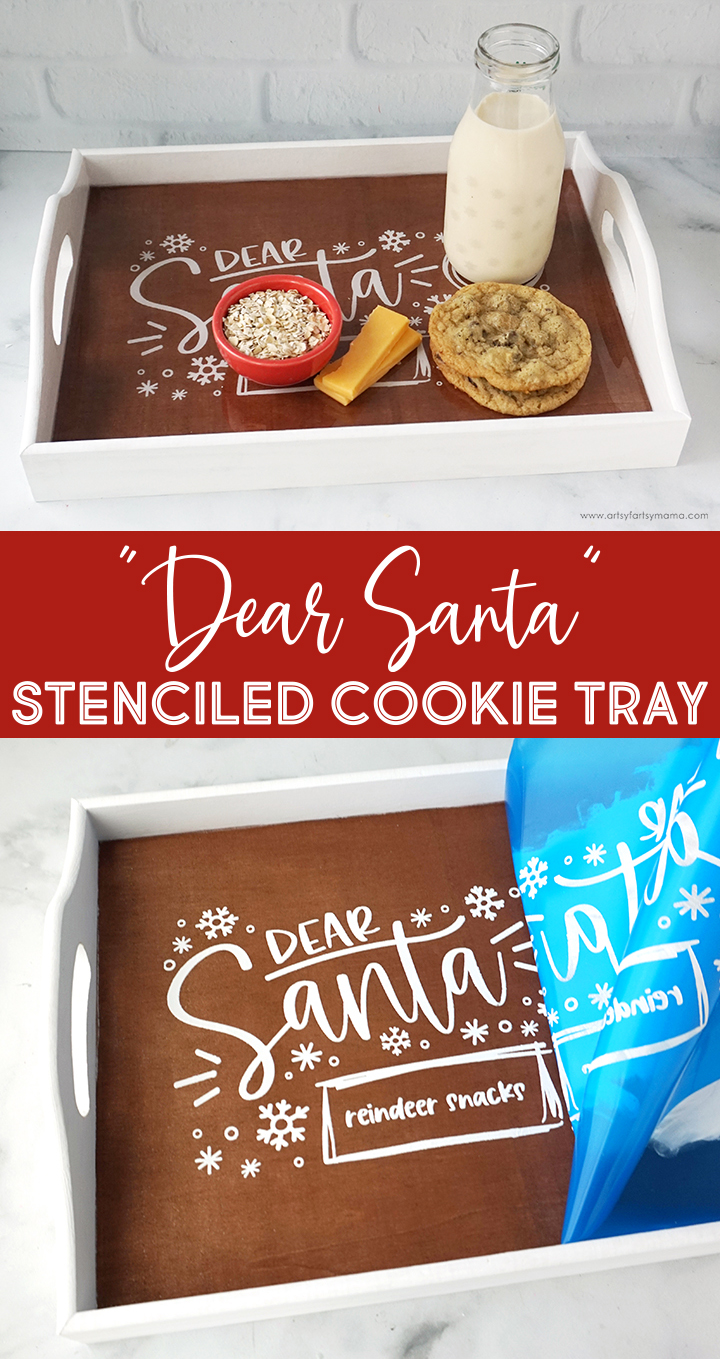 "Dear Santa" Christmas Cookie Tray