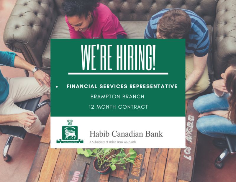 Habib Canadian Bank Jobs MAY 2022