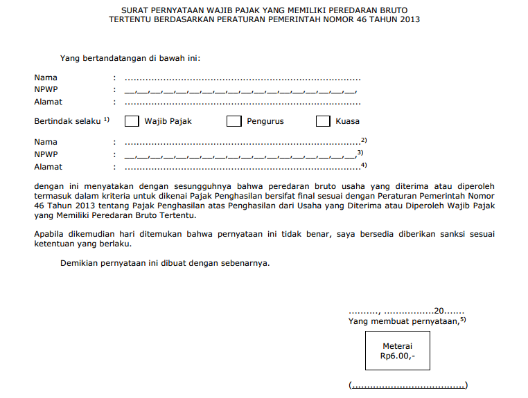 Contoh Surat Kuasa Kendaraan  Wisata Dan Info Sumbar